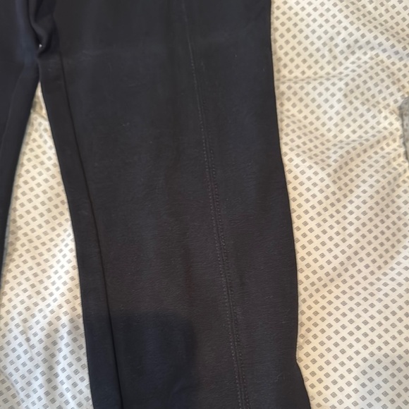 Like new INC black leggings size 4 Black Pants with Gold Zipper Accents - Picture 4 of 4